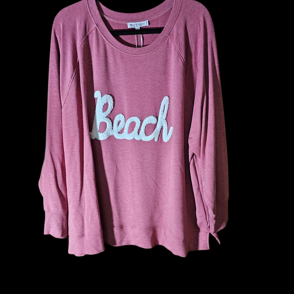 NWT Philosophy Pink Beach Sweatshirt